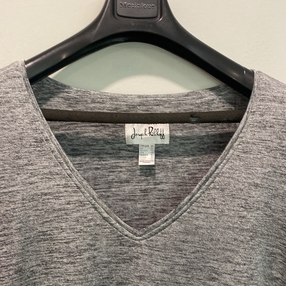 Joseph Ribkoff Stretch Grey Tunic - Picture 12 of 15